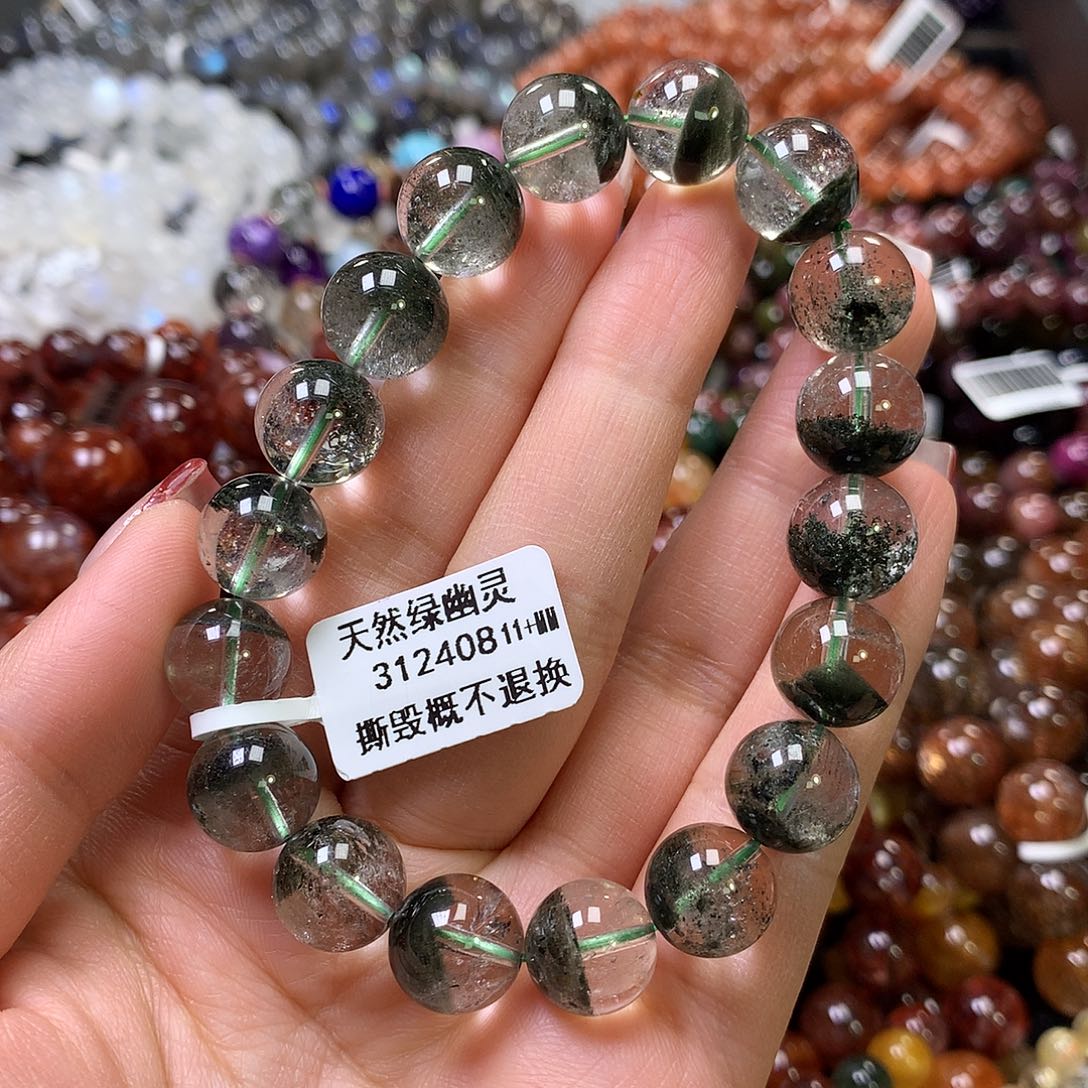 水晶手链未镶嵌，