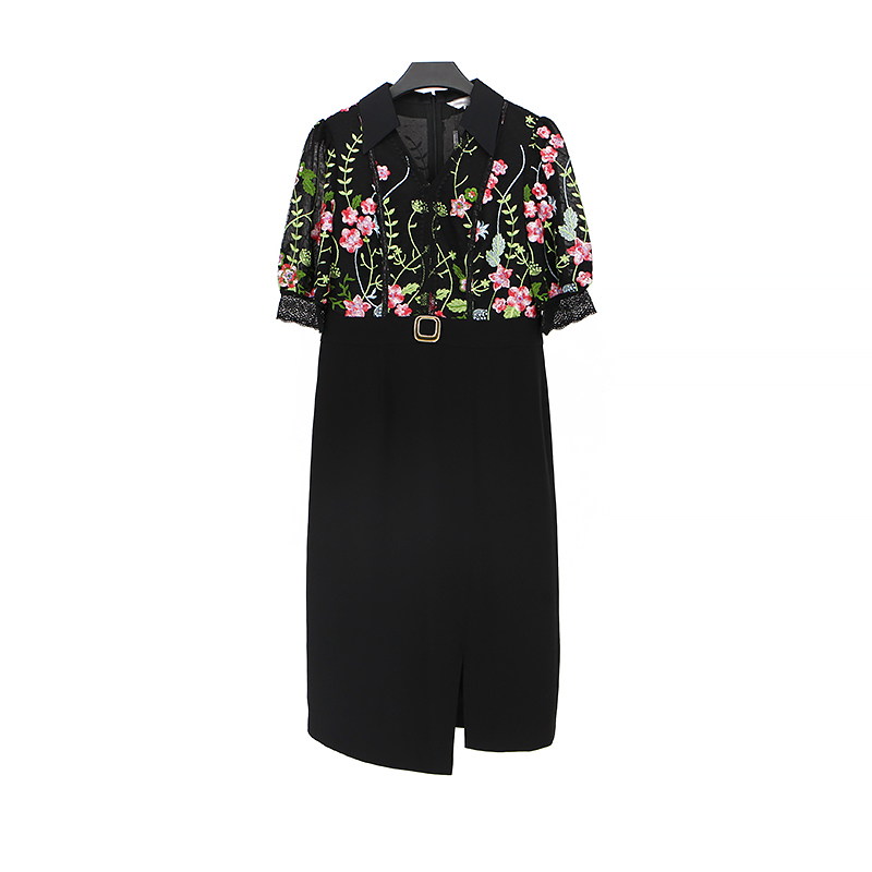   春夏新款气质优雅连衣裙 欧8022P