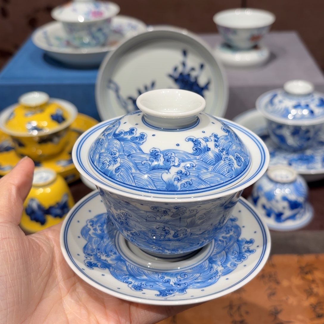 瓷片景德镇纯手工手绘