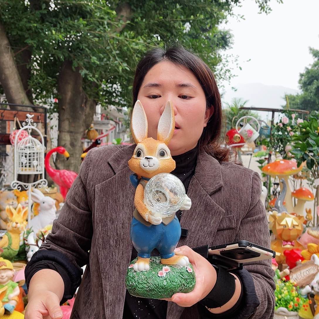 【闪购商品】无铅玻璃花园摆件&000&