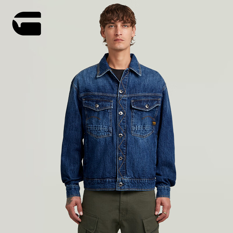 G-STAR RAW25年秋季新款Dakota短款夹克男士休闲品质有型潮流时尚