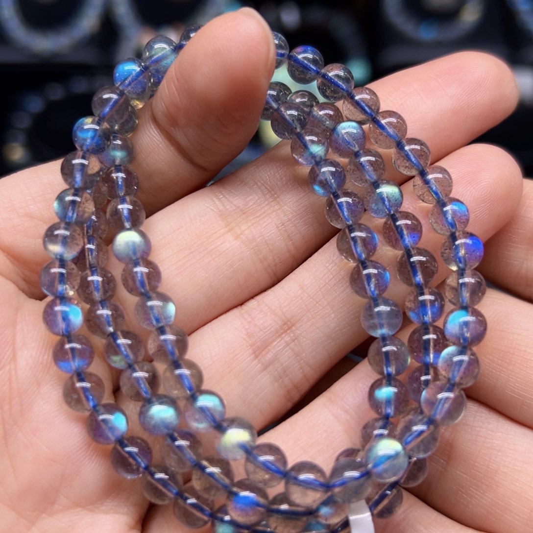 未镶嵌手链长石5.6左右