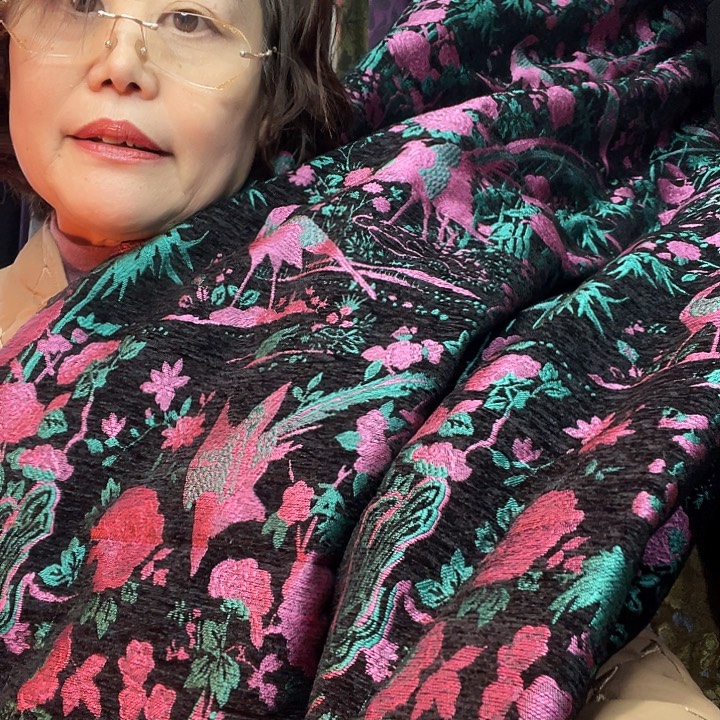 粉凤凰1.5米面料面料