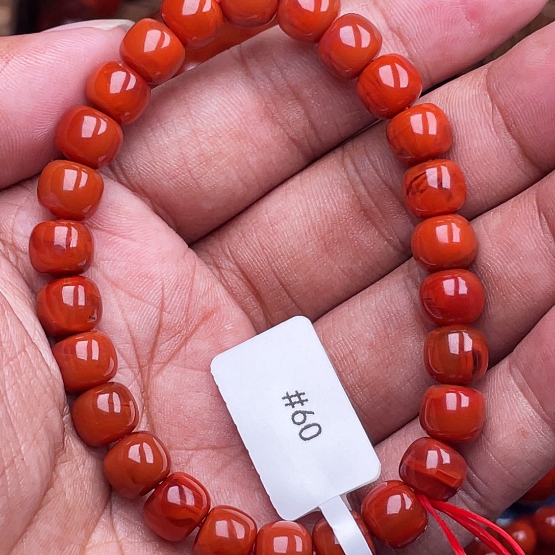 6***6南红玛瑙未镶嵌手链南红瓦西卡8老型原矿