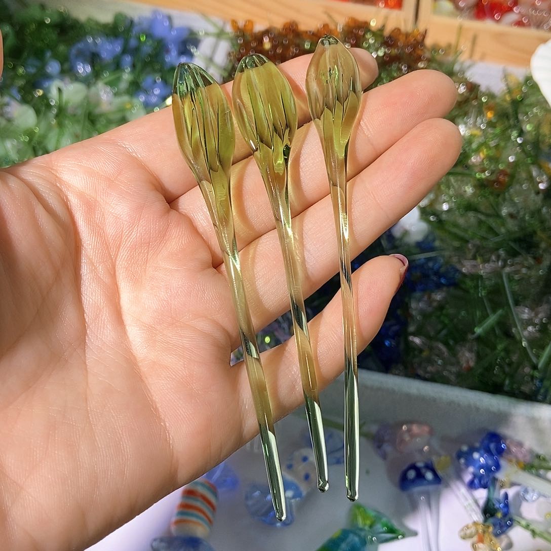 琉璃手工艺品默**头叶子