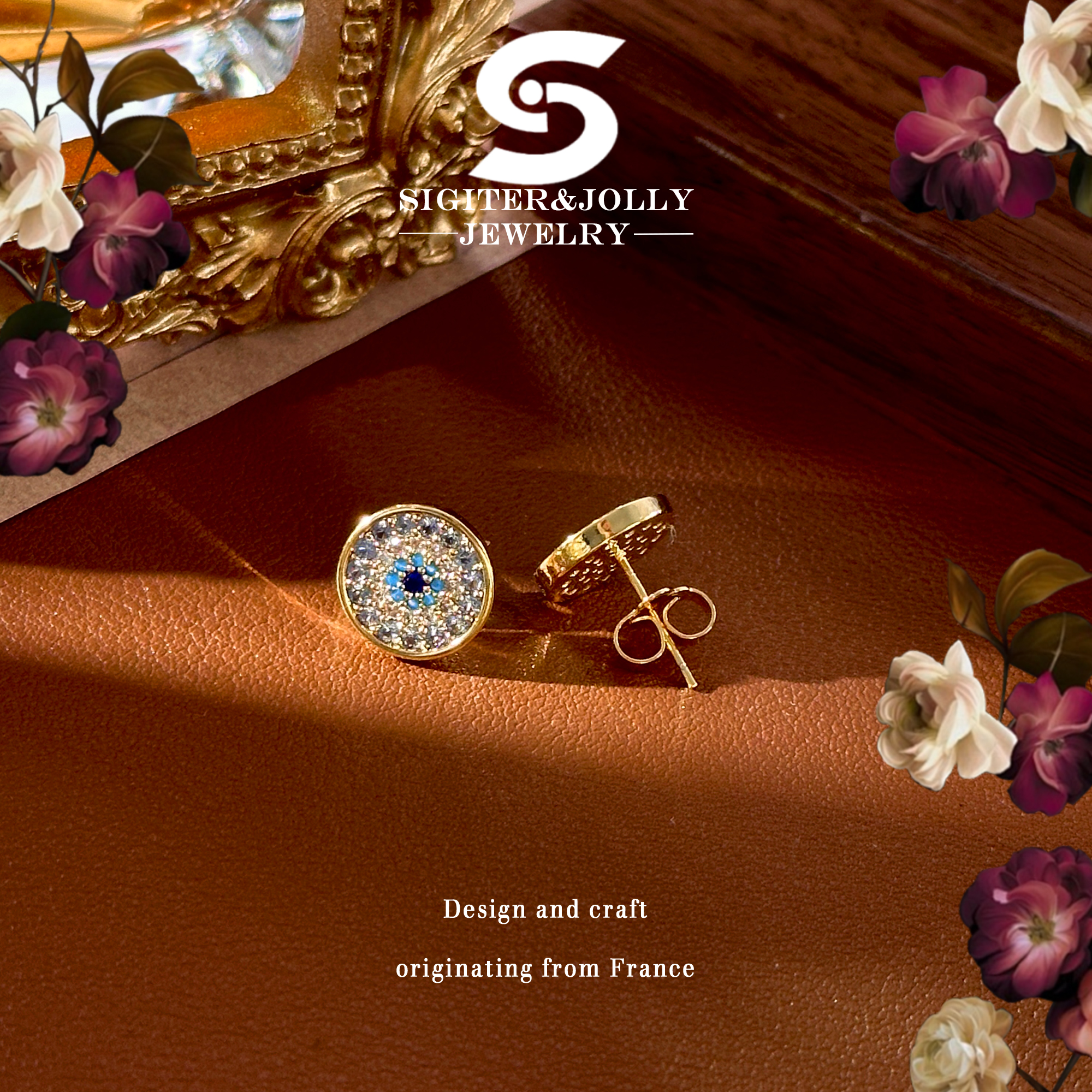 【恶魔之眼】法⭐Sigiterjolly轻奢时尚耳钉D-8196