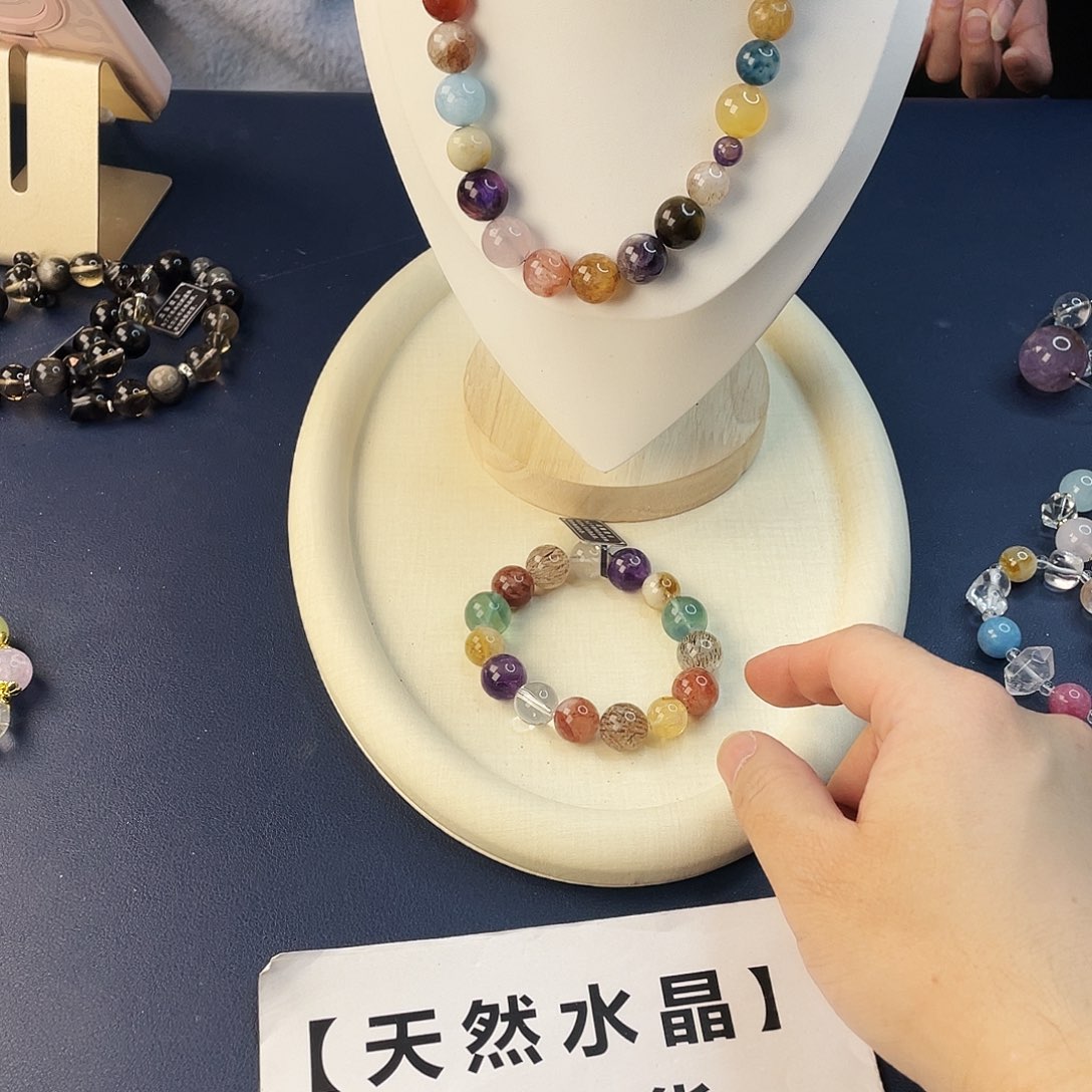 银S925镶嵌水晶手链