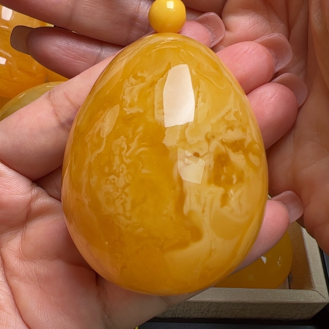 蜜蜡毛衣链未镶嵌无优化