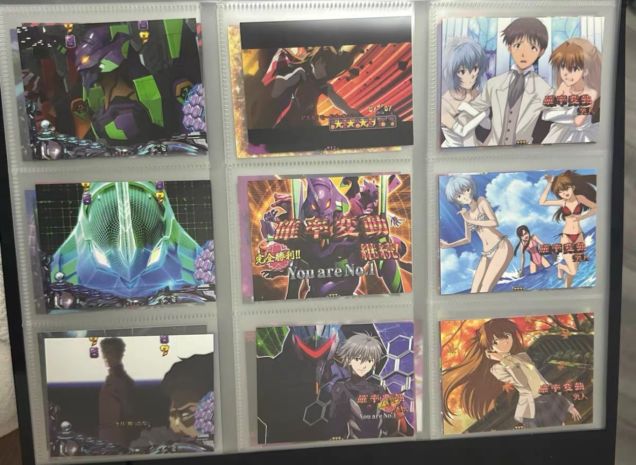 Eva 柏青哥系列收藏卡（枫叶香+卡册掉落）