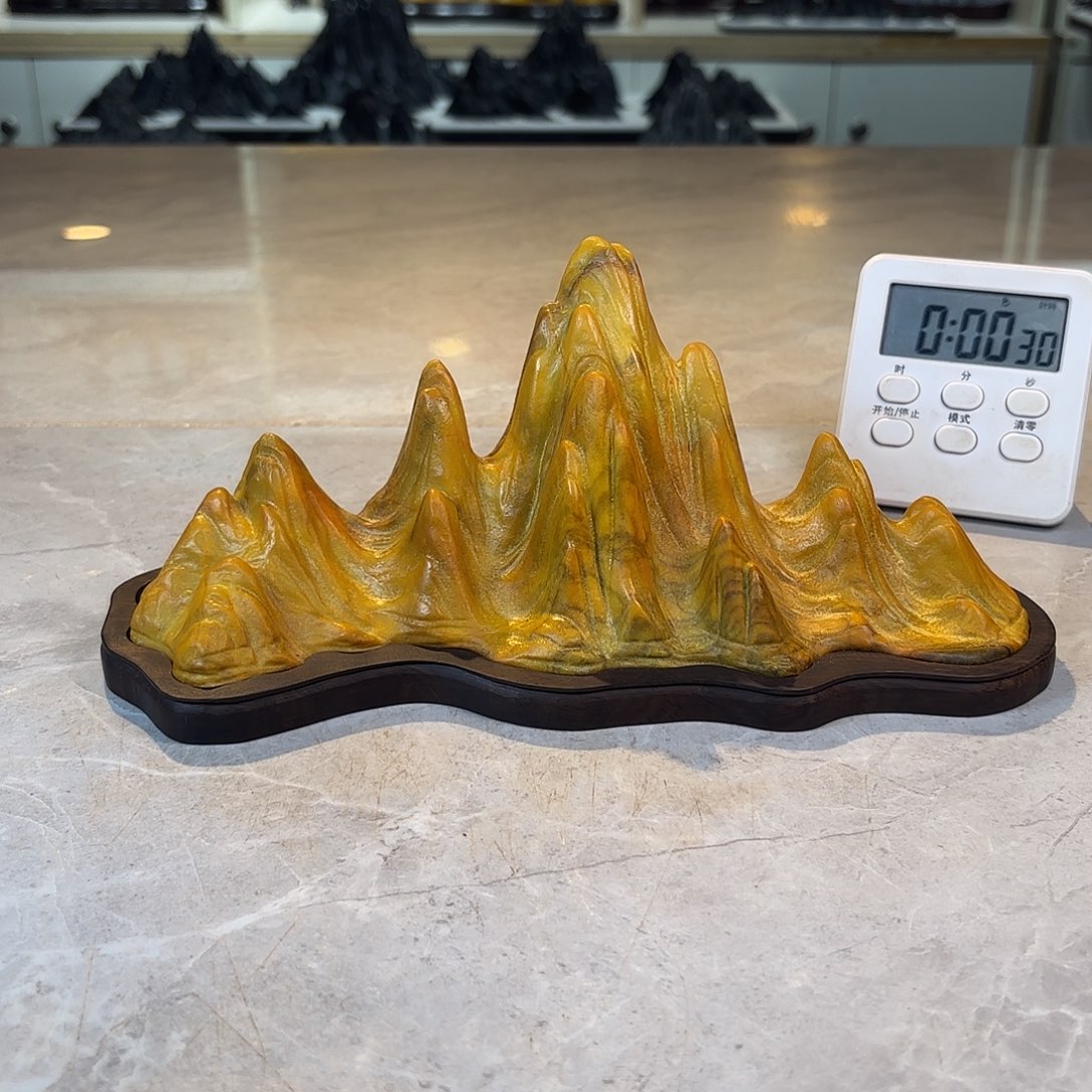 帝***王陶灵璧石手工雕刻奇石摆件