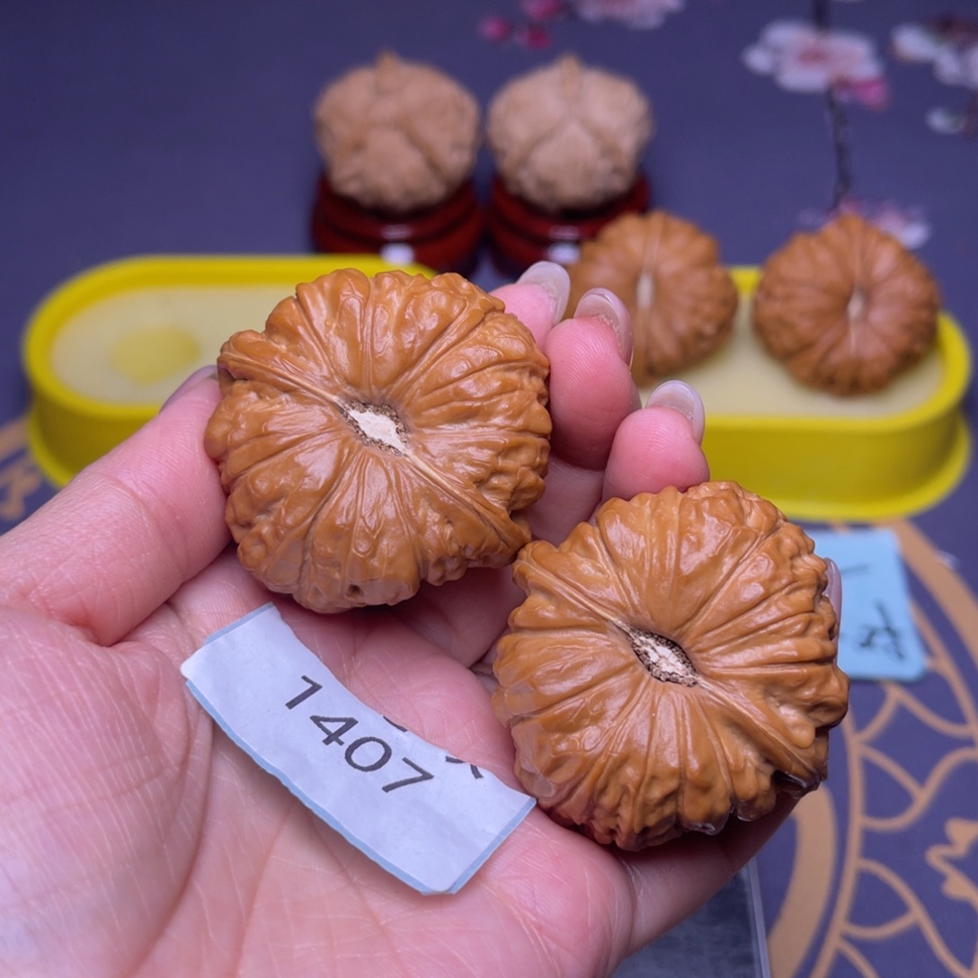 把件文玩核桃南瓜墩 45 1407