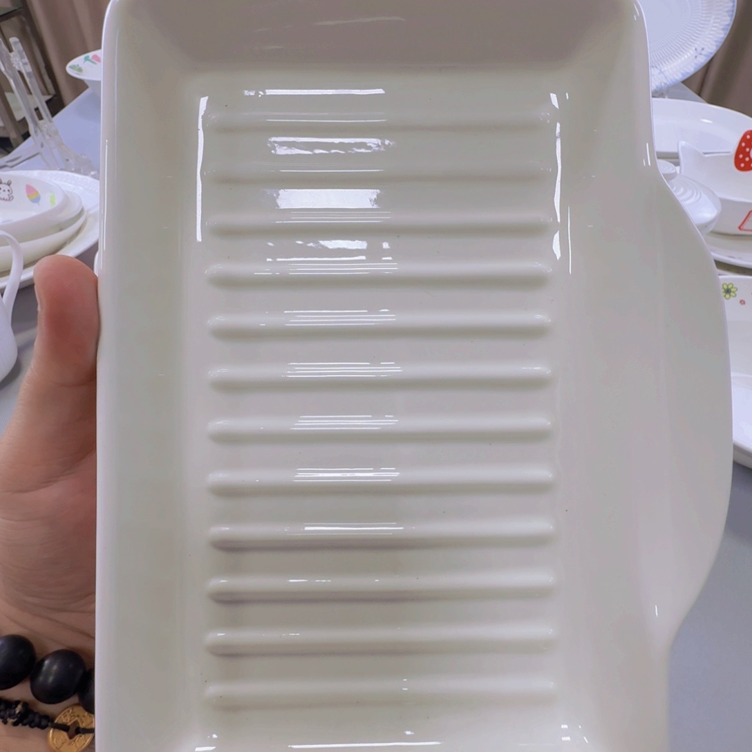 联盟陶瓷长方烤盘（单柄）