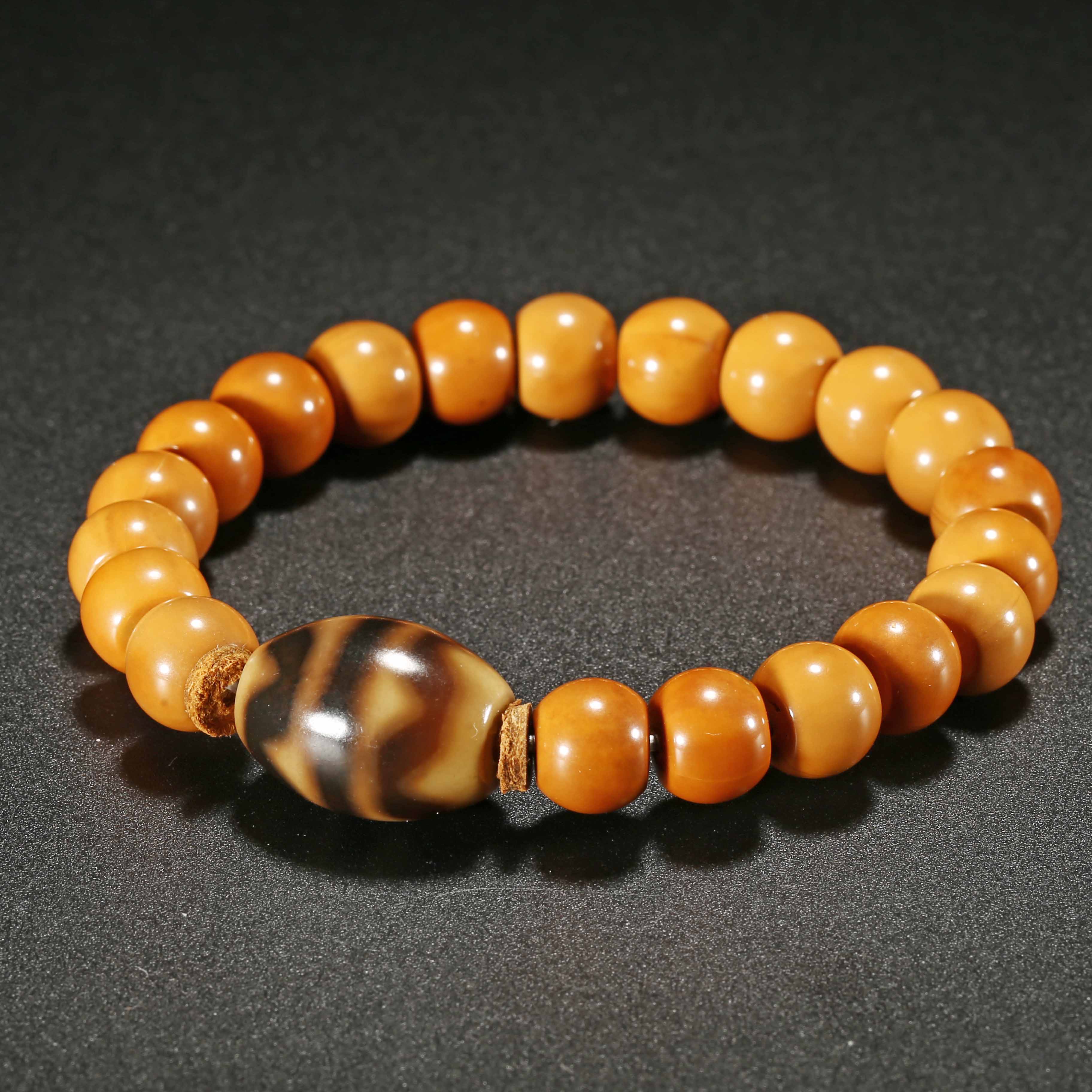 【济文阁】JZYM20929410民国 玛瑙主珠手链