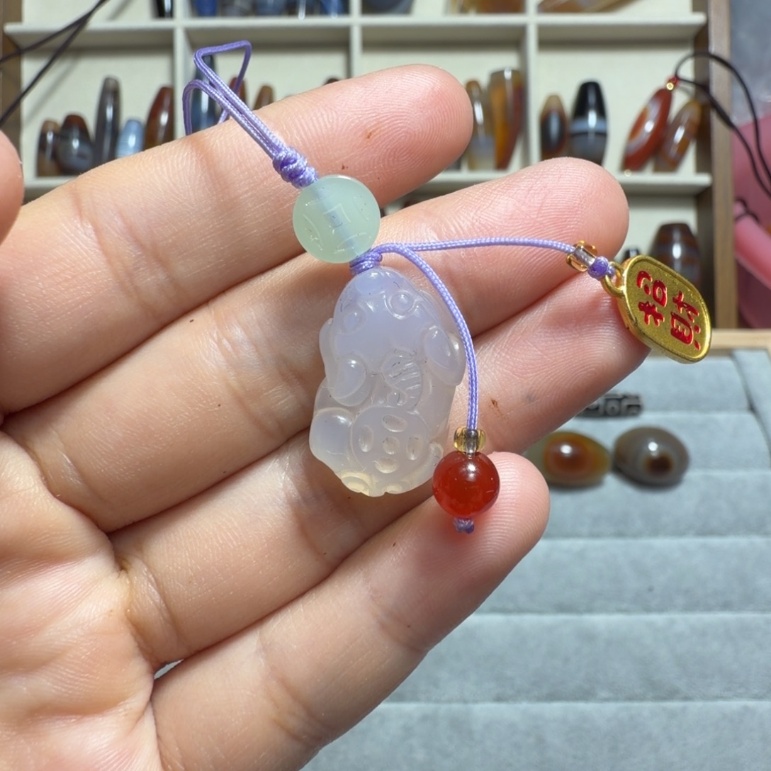 玛瑙/玉髓未镶嵌颈饰