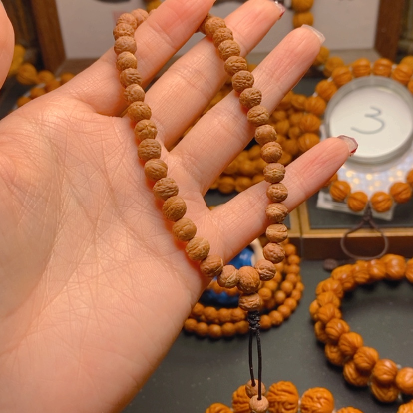 【闪购商品】桃核手串焦**焦龙文桃核
