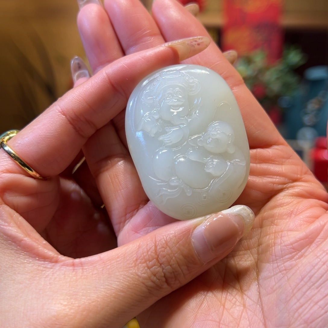 和田玉颈饰未镶嵌