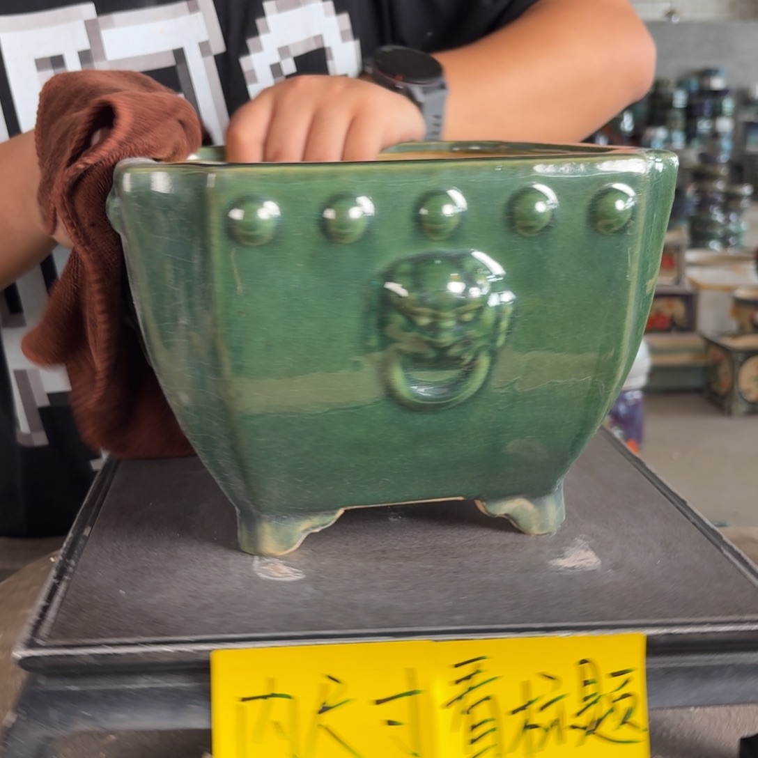 英***子。一风堂石湾花盆 小色差 内20*14