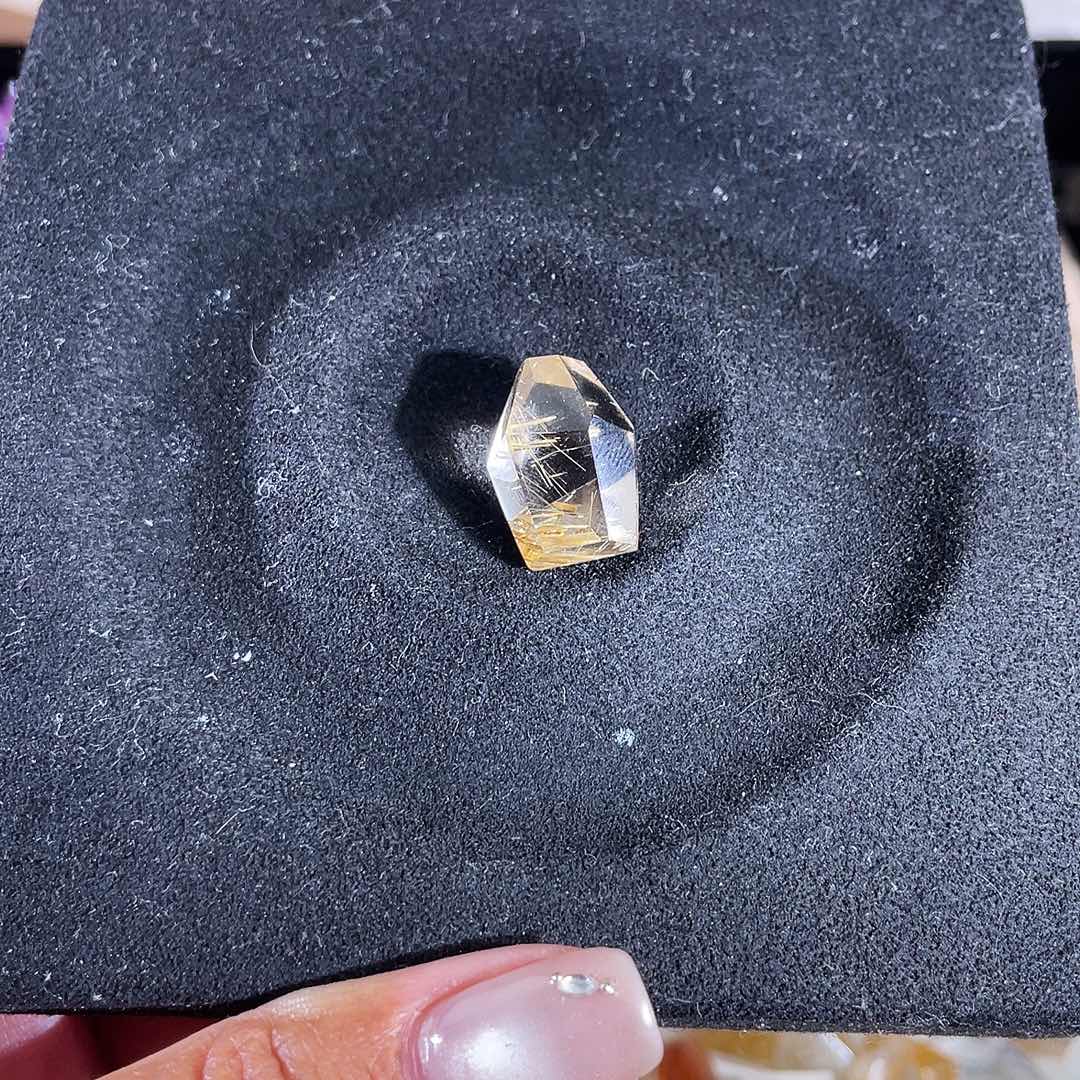 水晶手链未镶嵌定制随行通孔不退不换