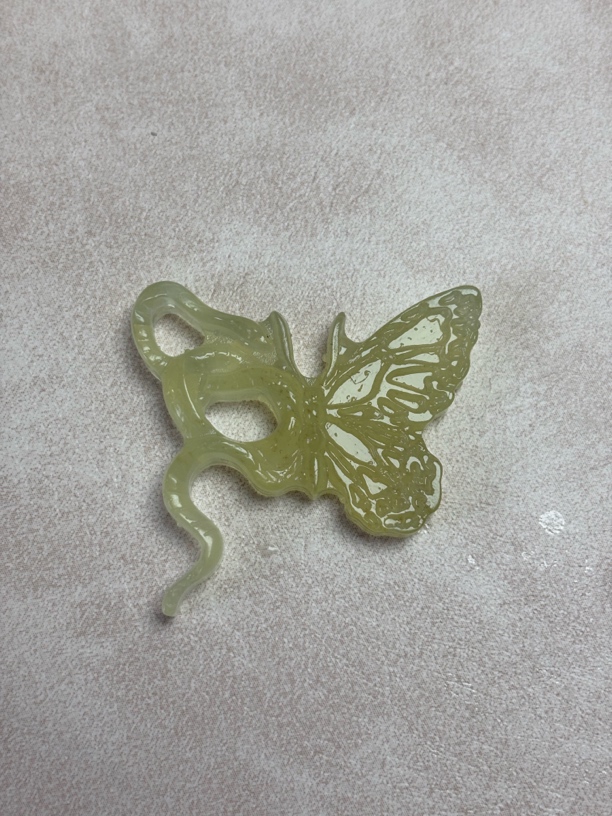 精品岫玉，蛇蝴蝶