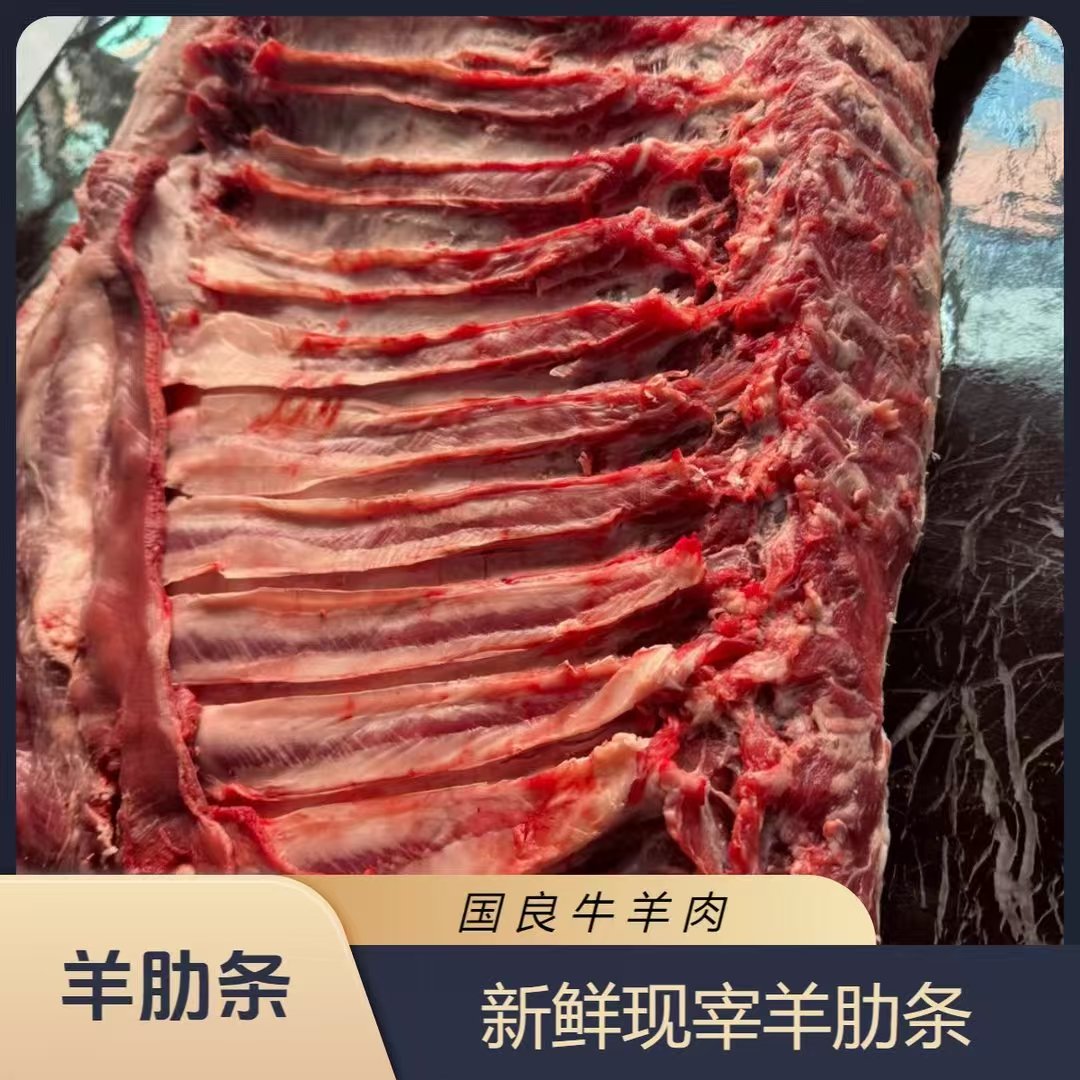 精品羊肋条4斤生鲜【当天屠宰，肥瘦相间】