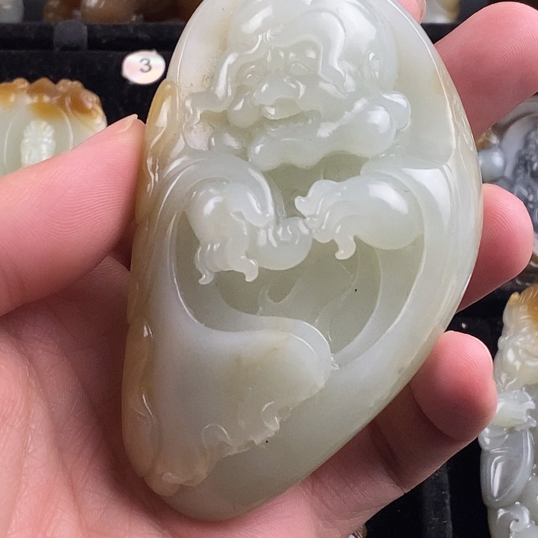 和田玉挂件未镶嵌