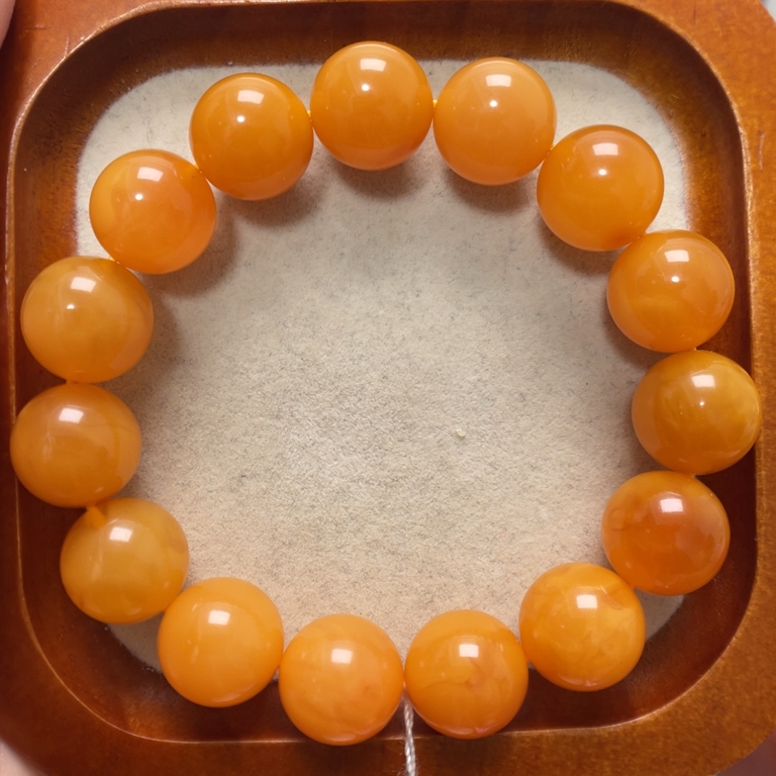 蜜蜡未镶嵌手串蜜蜡