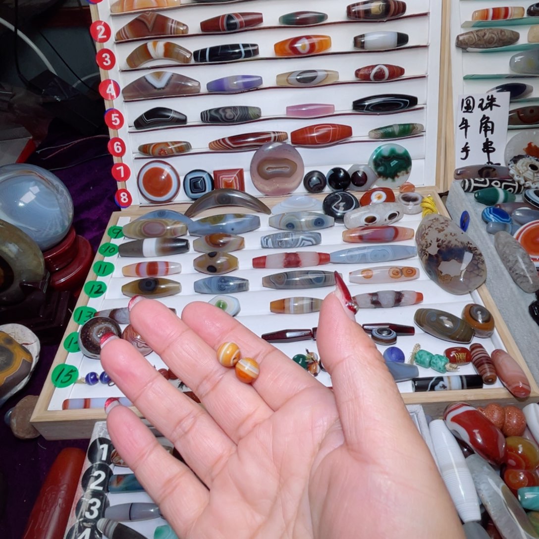 玛瑙/玉髓颈饰未镶嵌风**淡