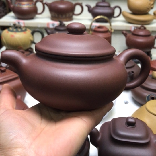 紫砂茶壶小*腿大仿古400毫升底槽清