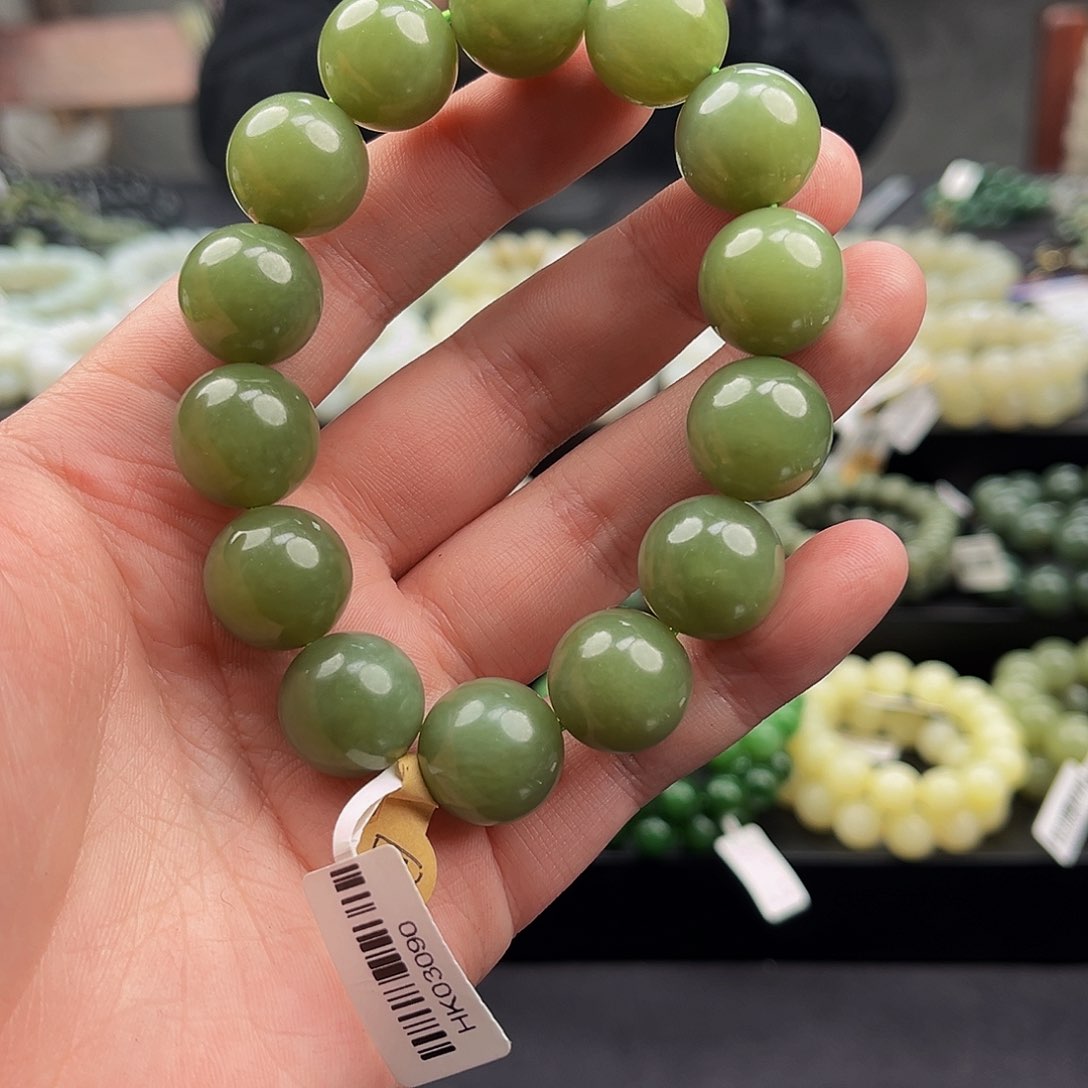 和田玉手串未镶嵌