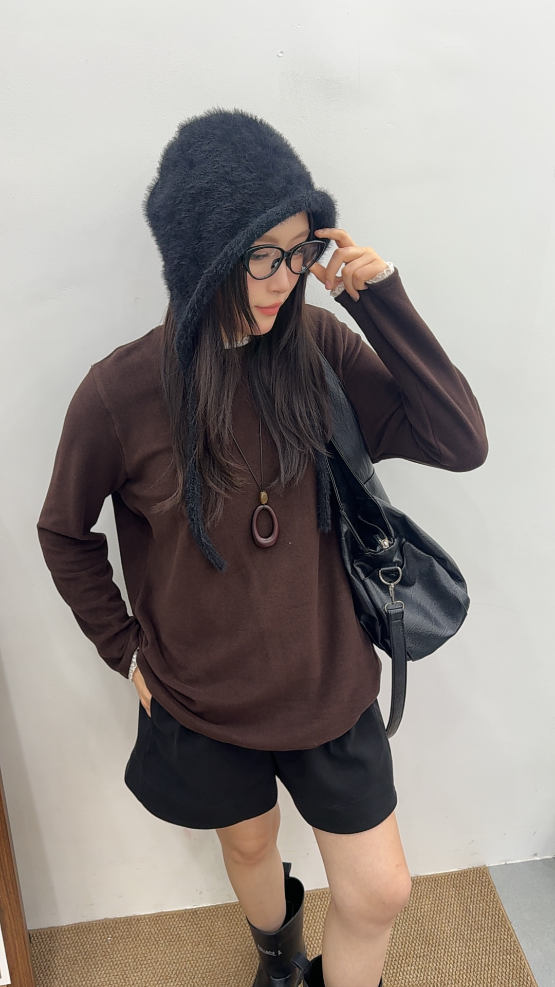 1219-01   女士时尚气质休闲百搭大版长袖打底  AGY    86150