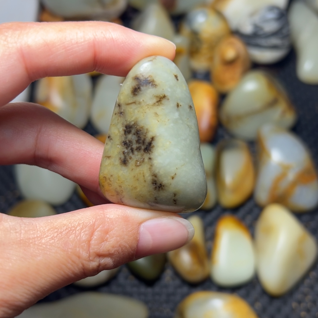 和田玉未镶嵌挂件A15