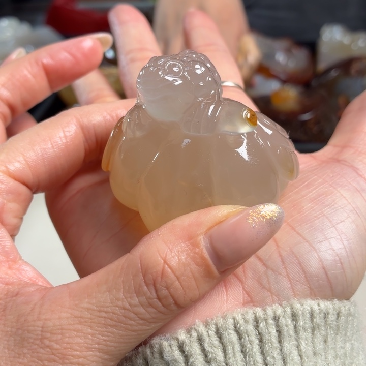玛瑙/玉髓未镶嵌吊坠(不含链)