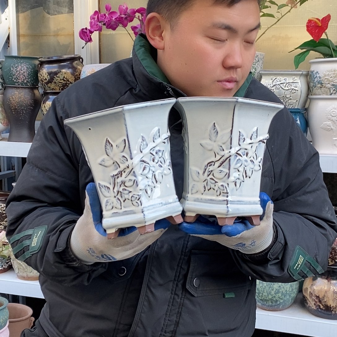 花盆紫砂口17高20