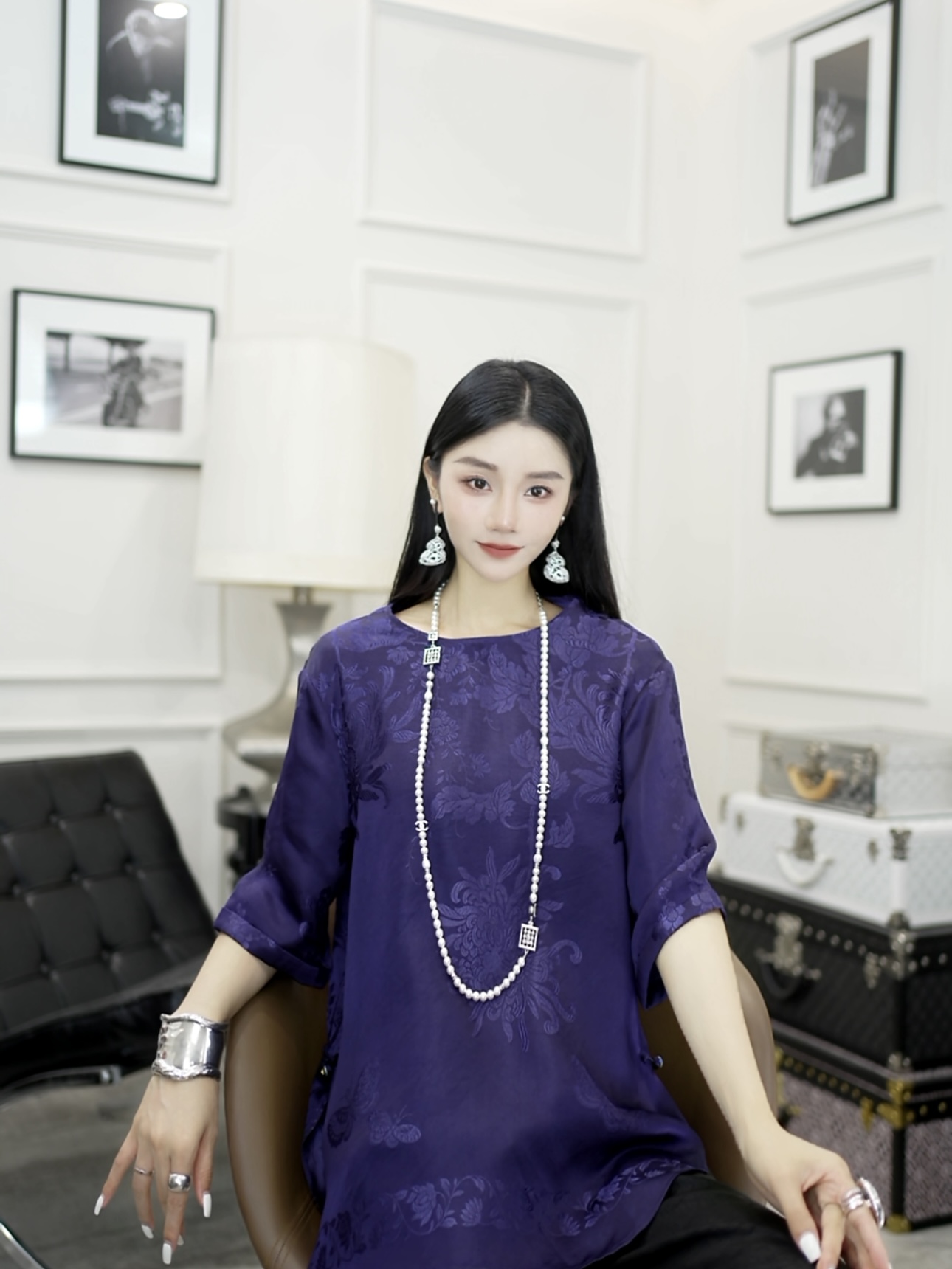 Betty Bairn【珍藏版. 老缎系列】25姆米桑蚕丝上衣25B-BW10853