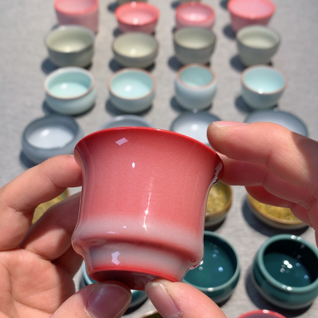 我**货龙泉青瓷茶具杯子