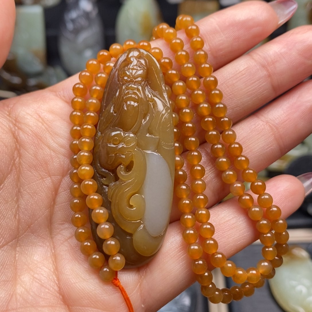 和田玉挂件未镶嵌安**素