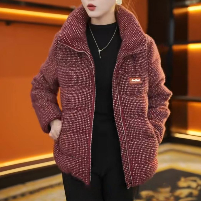 香朵儿【朱雀红纱】2026年冬季轻奢时尚新款气质显瘦时尚百搭外套女