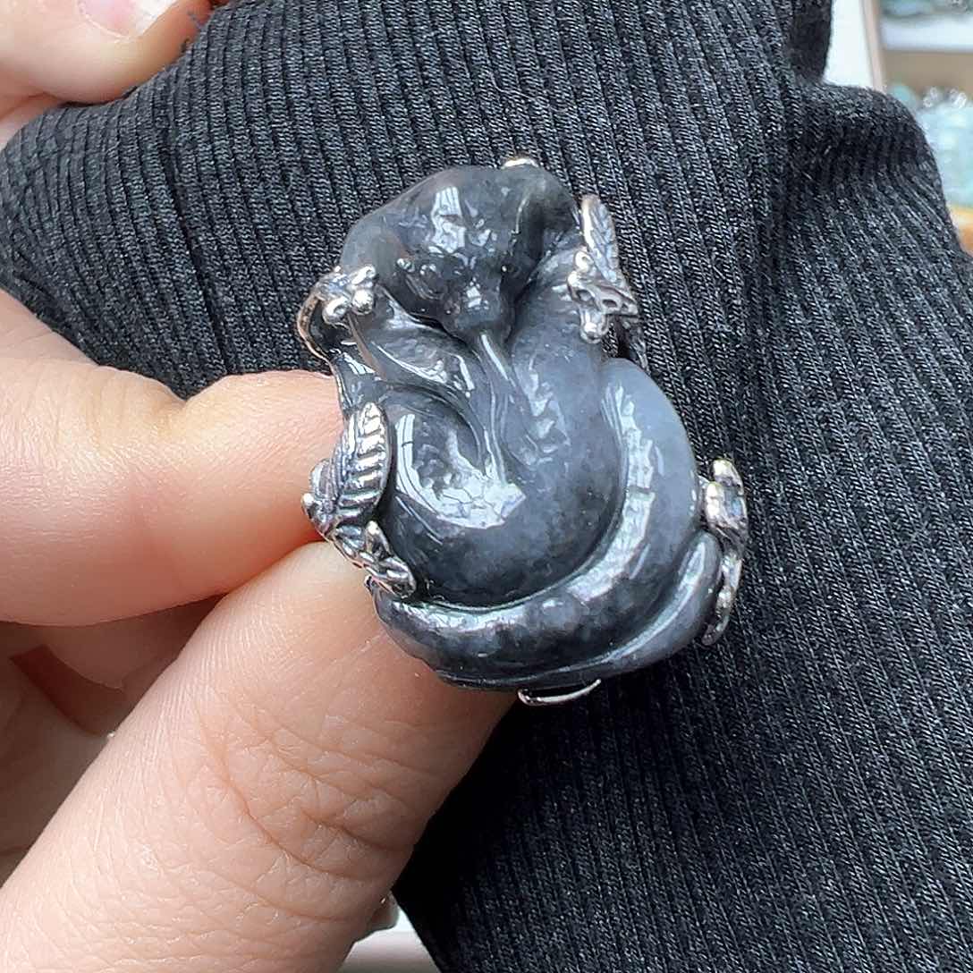 翡翠戒指未镶嵌戒**你