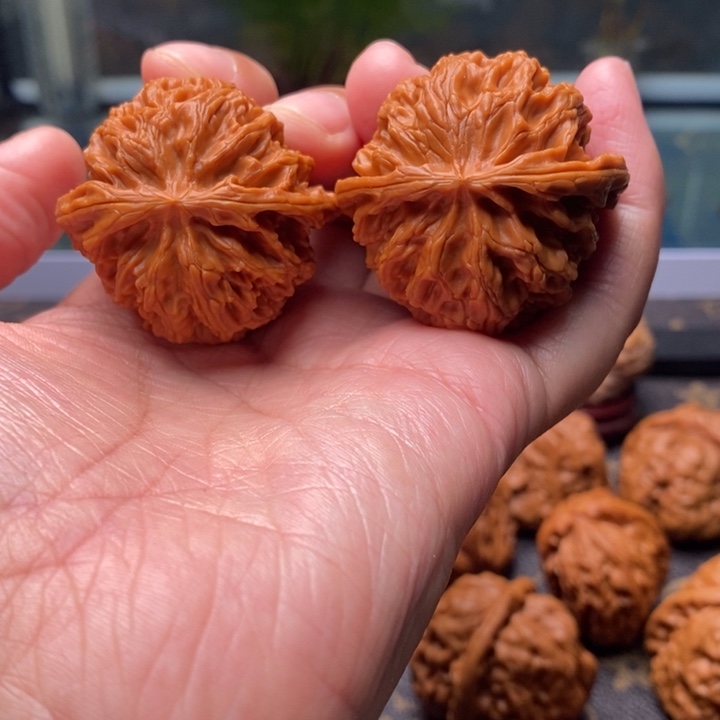 八***～文玩核桃把件苹果