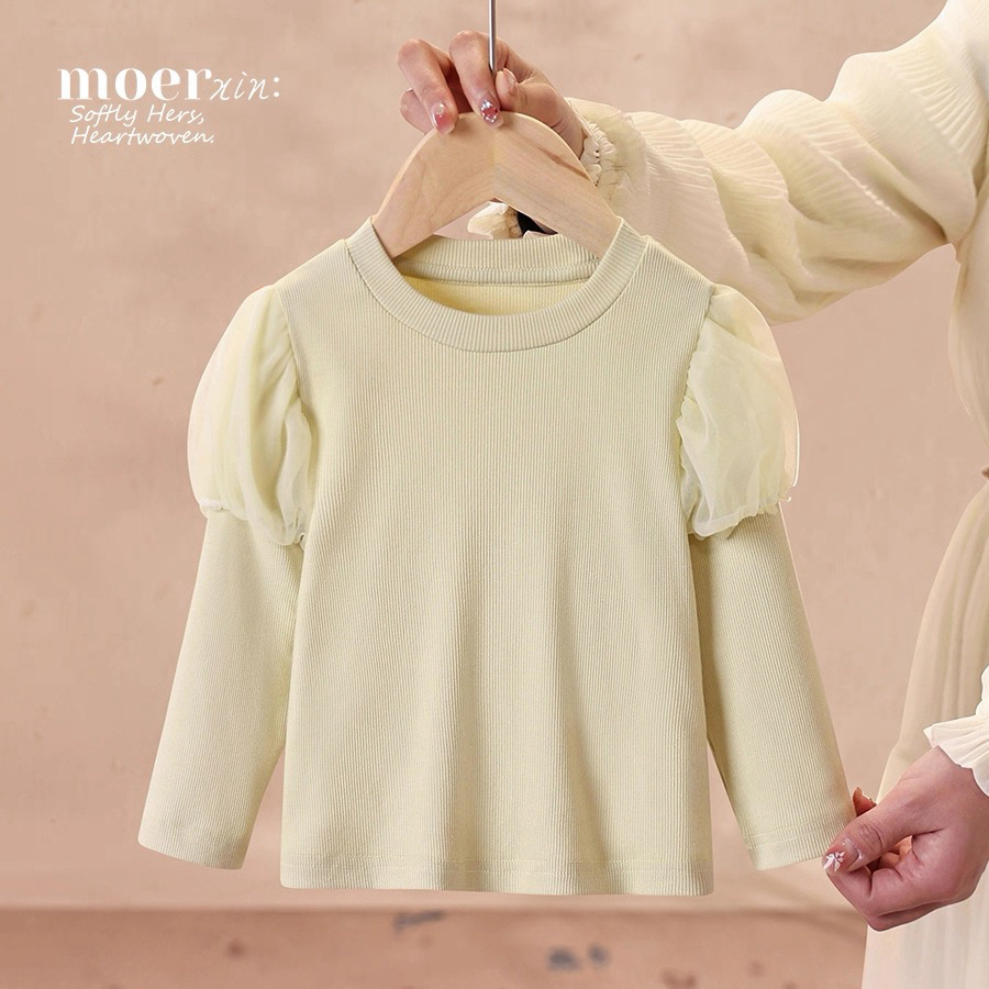 嘿小宝泡泡袖打底 女童