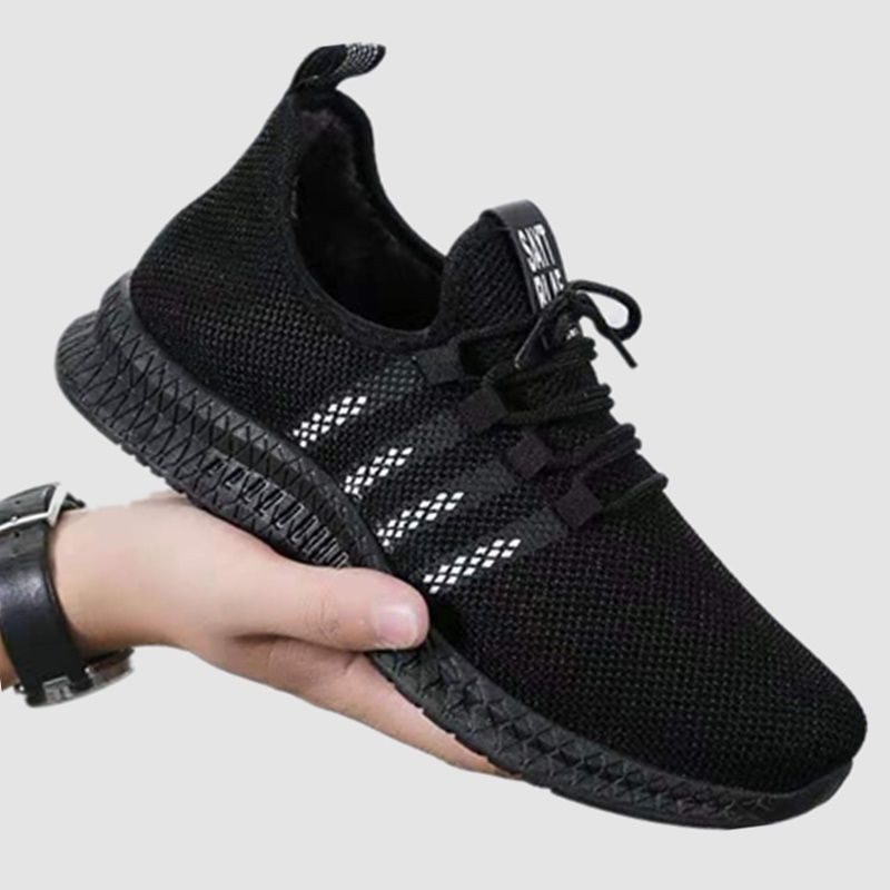 2025春夏秋季运动休闲男鞋中老年潮流百搭耐磨软底工作干活网布鞋