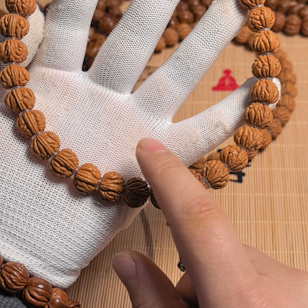 吊坠桃核小金豆伏魔圈