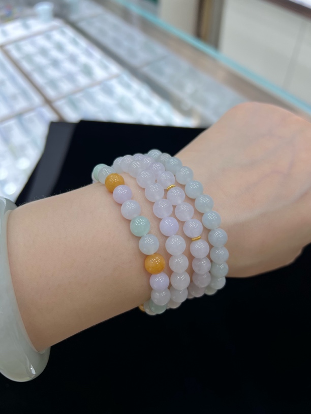 天然A货翡翠手串，精美时尚