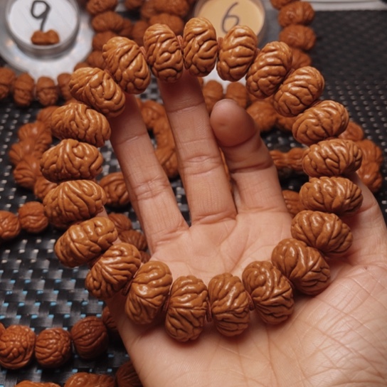 桃核手串龙纹桃核