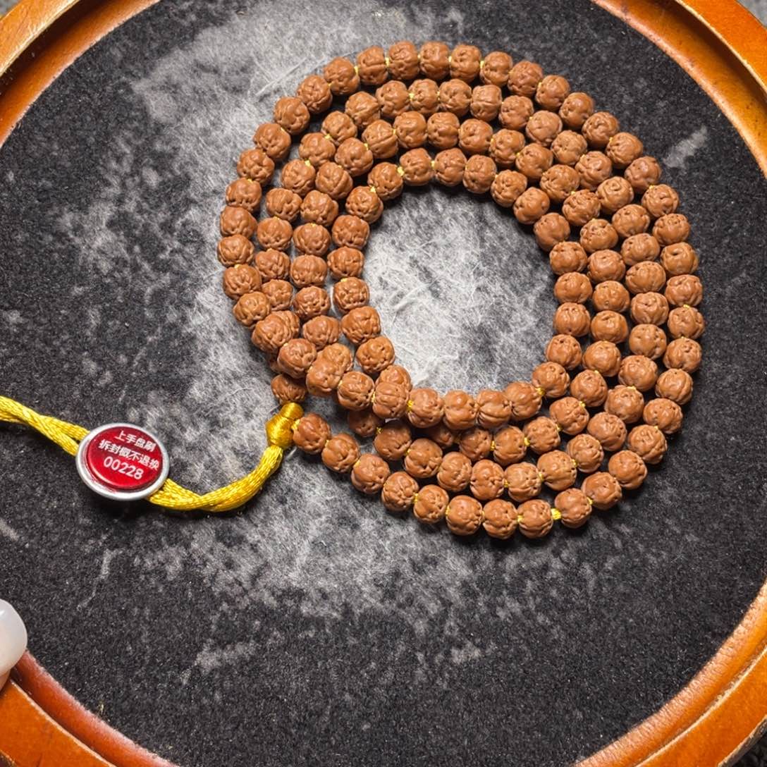 孙***王手串金刚菩提梅朵佛手尺寸6.5➕