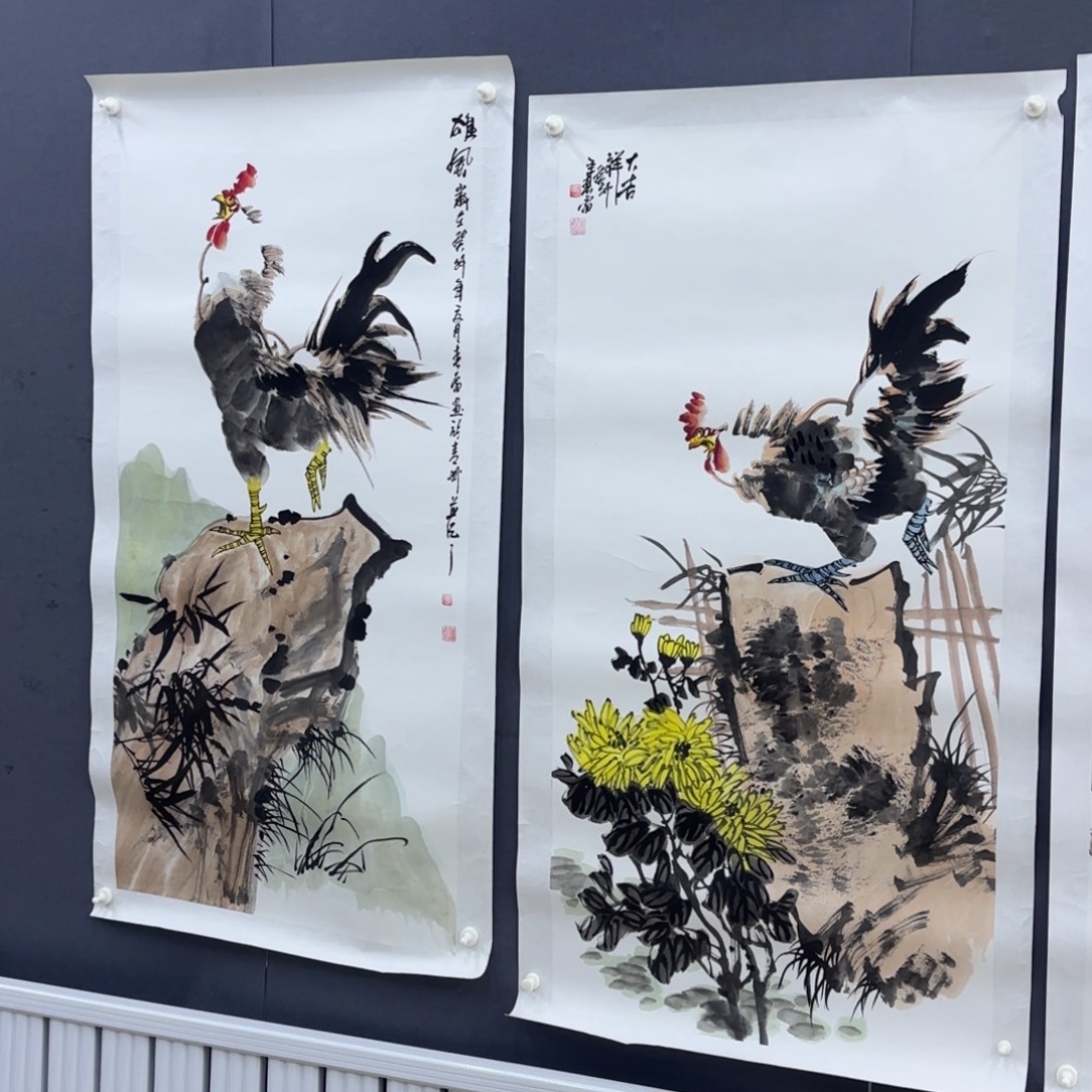 老***壶国画闫春雷四尺两张艺