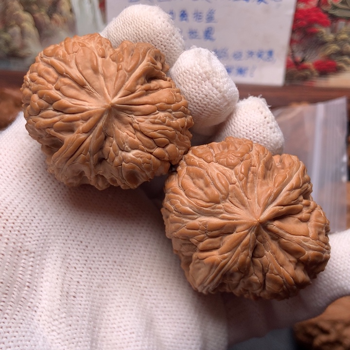 文玩核桃吊坠老款门堆二