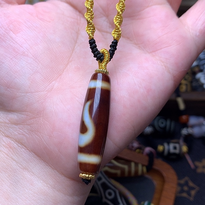 玛瑙/玉髓发1条未镶嵌