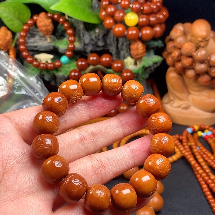 橄榄核手串/手链角**演老型钟馗14