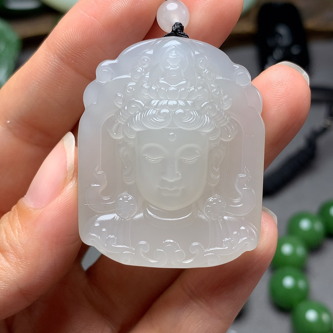 和田玉颈饰未镶嵌无*谓